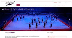 Desktop Screenshot of gymclubaltiseeklo.be